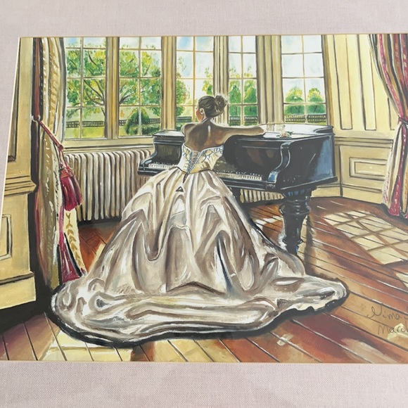 Made by Nima nia.zize 19x23 . The frame is black - Picture 2 of 6